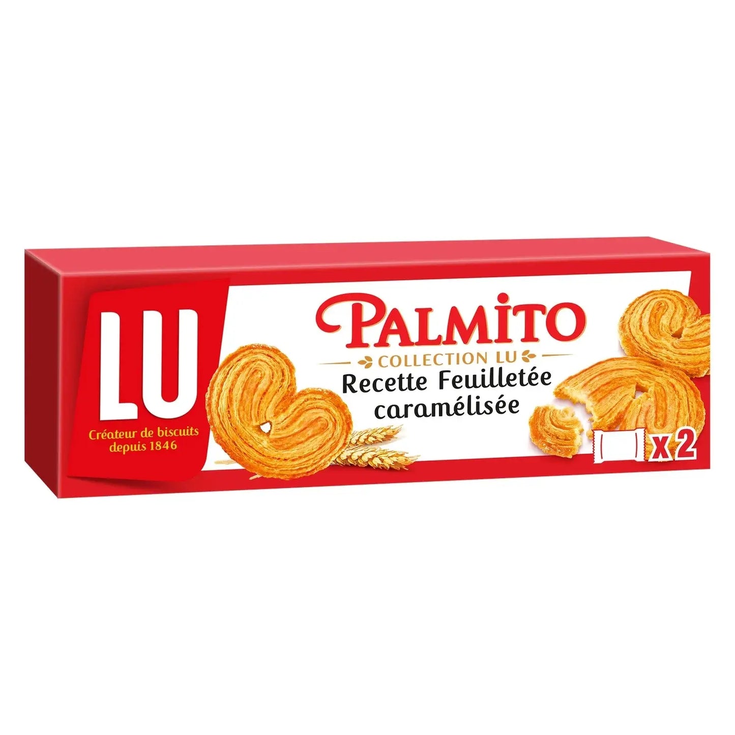 LU, Palmito caramelized puff pastry biscuits - Frenchy Candy