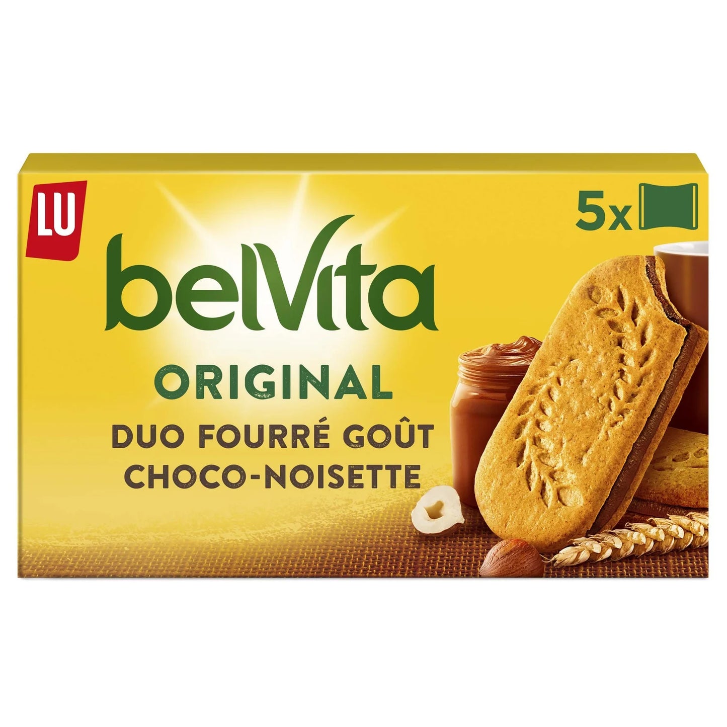 LU, Belvita Chocolate Hazelnut Filled Breakfast Biscuits - Frenchy Candy