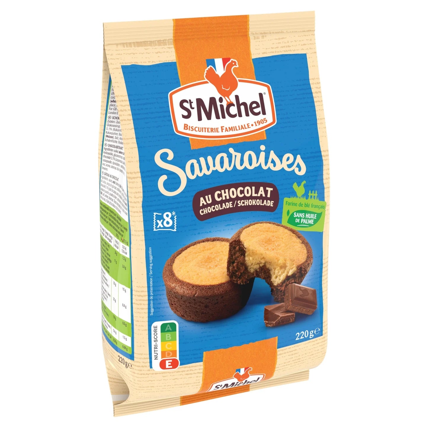 St Michel, Chocolate Savarins Palm Oil-Free - Frenchy Candy