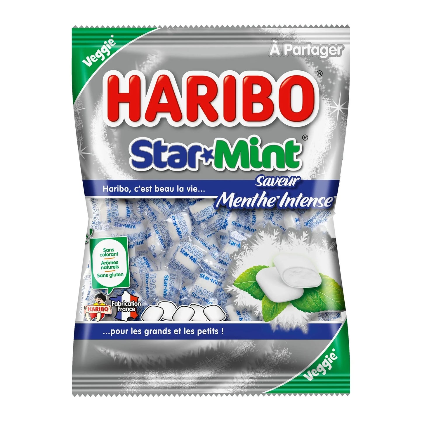 Haribo, Star Mint Intense Mint Candies - Frenchy Candy