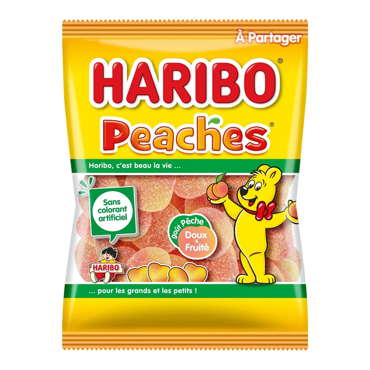 Haribo, Peaches Candies - Frenchy Candy