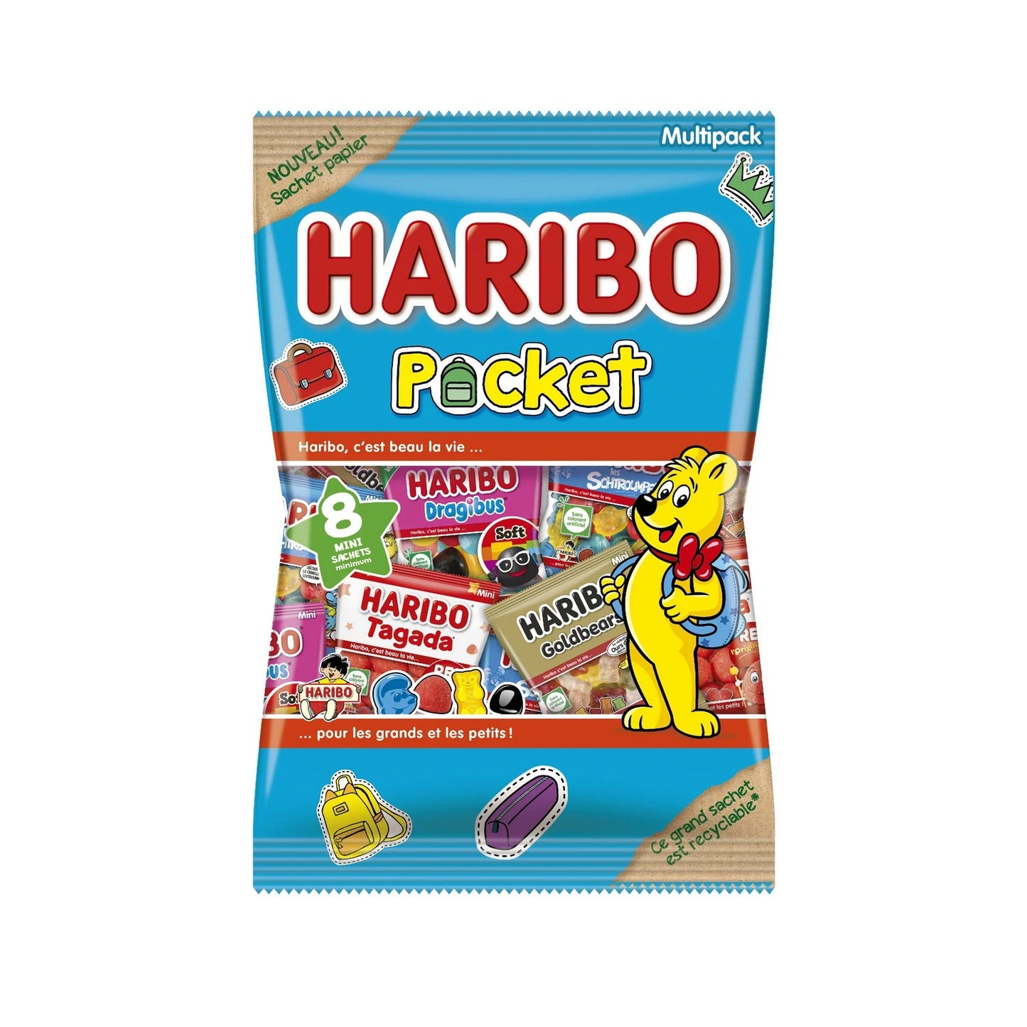 Haribo, Multipack Pocket Candies - Frenchy Candy