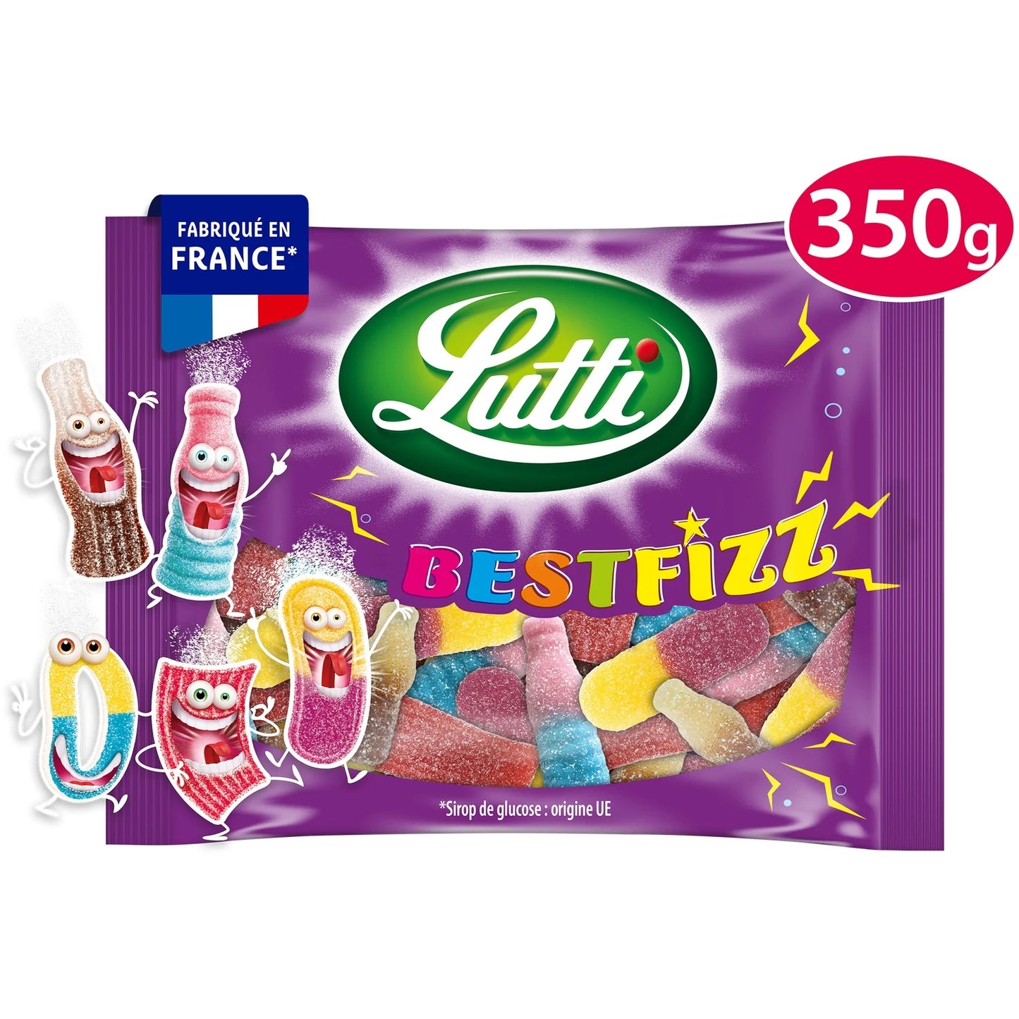 Lutti, Bestfizz Sour Assortment Candies - Frenchy Candy