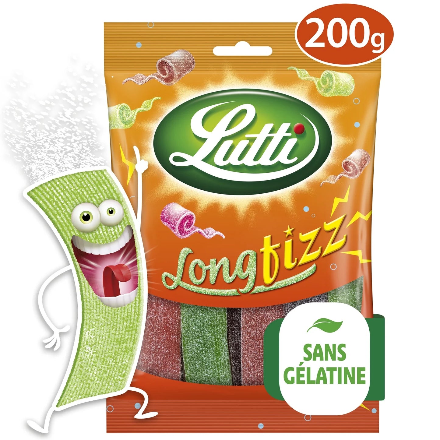 Lutti, Longfizz Sour Fruit Candies - Frenchy Candy