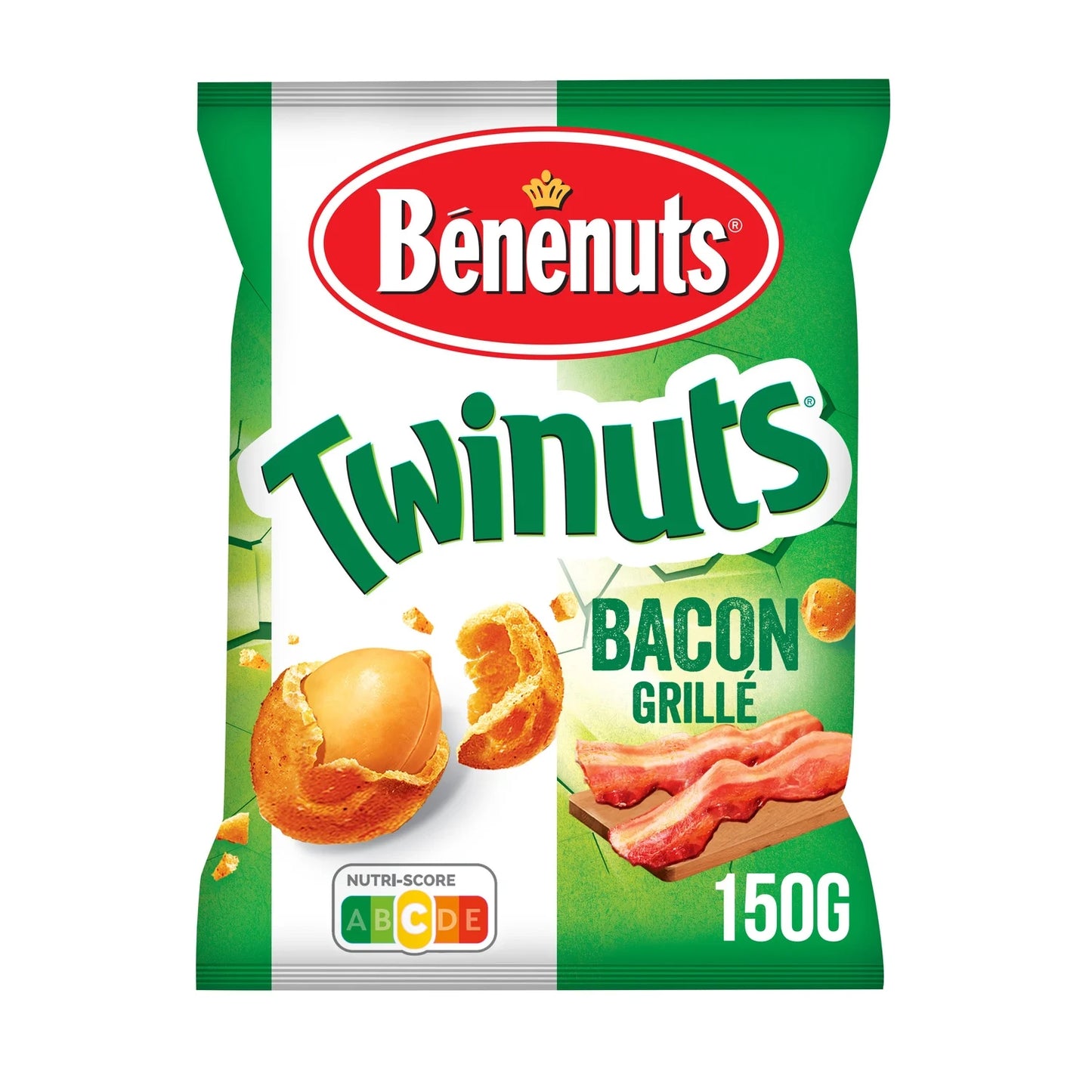 Benenuts Twinuts, Bacon Flavor Coated Peanuts - Frenchy Candy