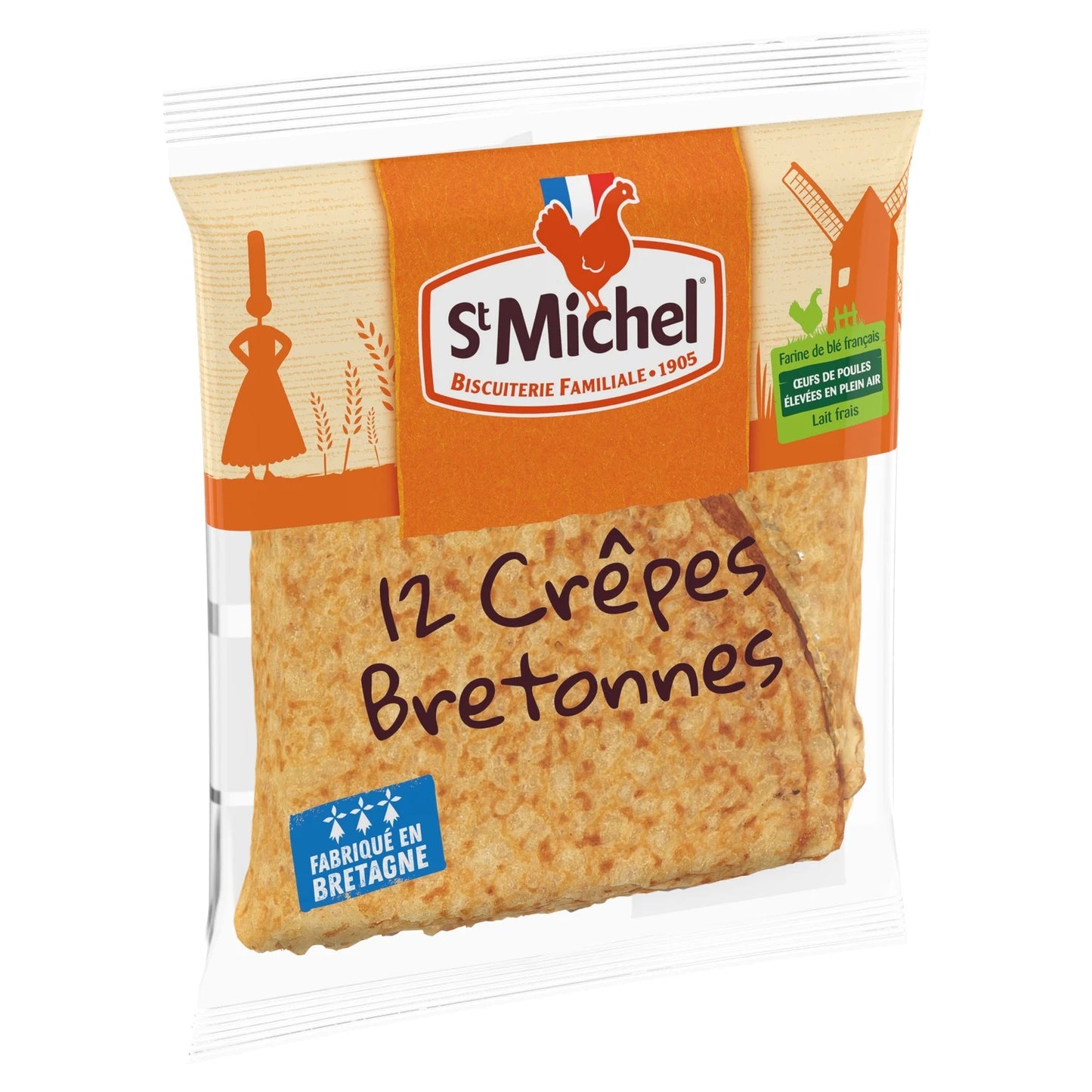 St Michel, Nature Breton Crepes Palm Oil-Free - Frenchy Candy