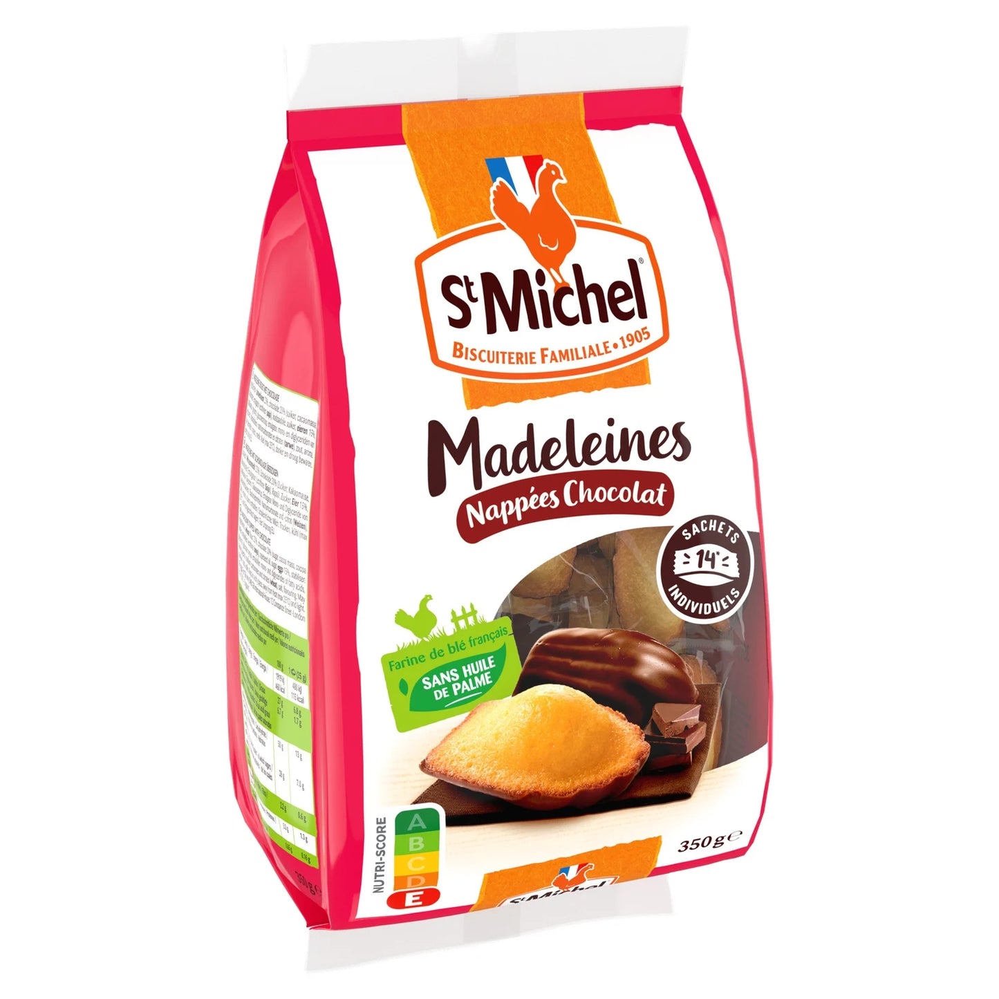 St Michel, Chocolate Covered Madeleines, Palm Oil-Free - Frenchy Candy