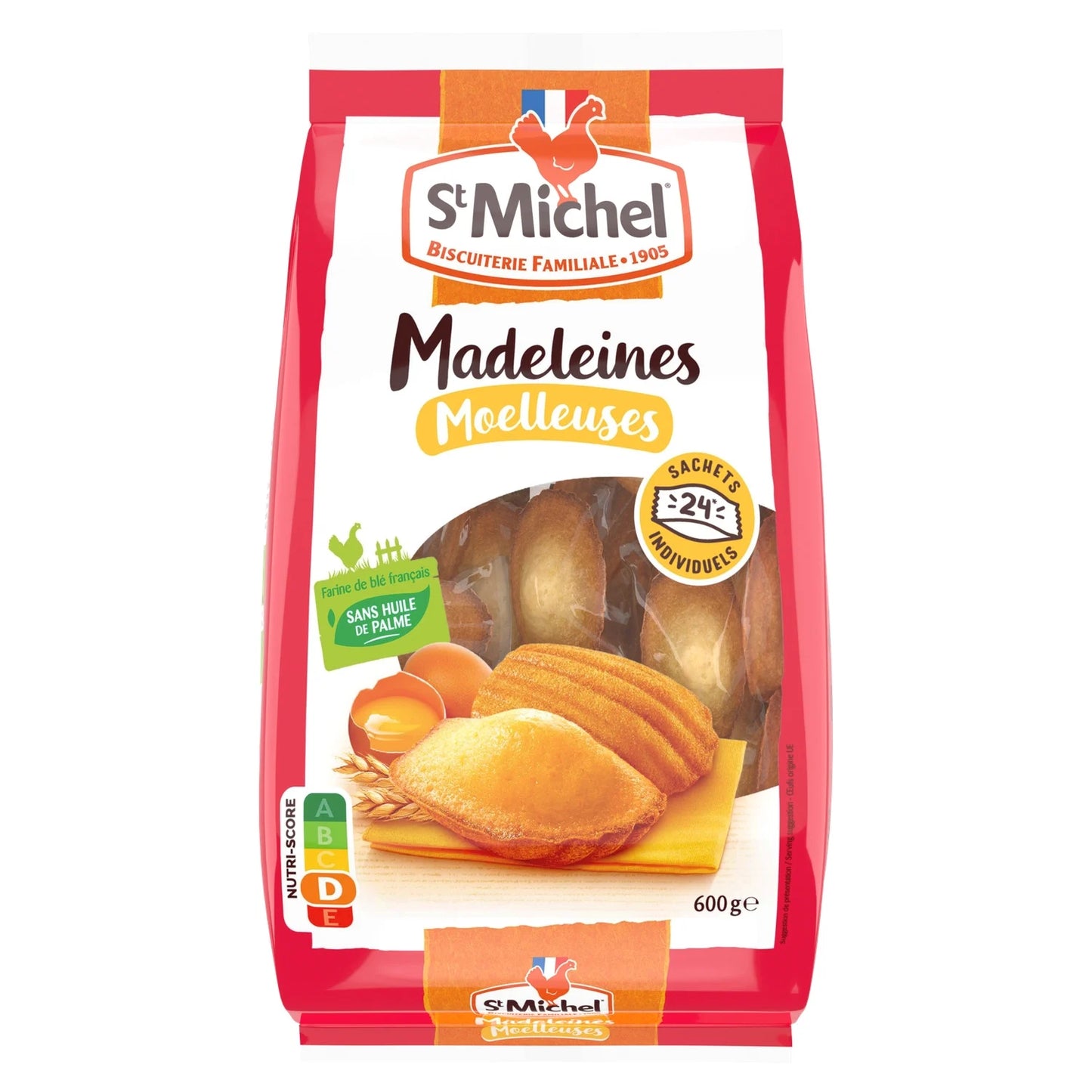 St Michel, Soft Madeleines Palm Oil-Free - Frenchy Candy
