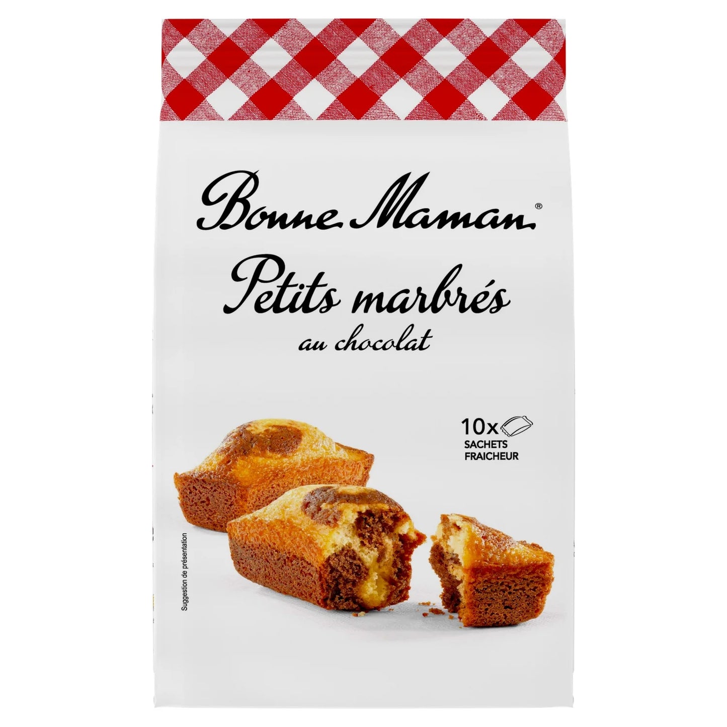 Bonne Maman, Small Marble Chocolate Cakes Palm Oil-Free - Frenchy Candy