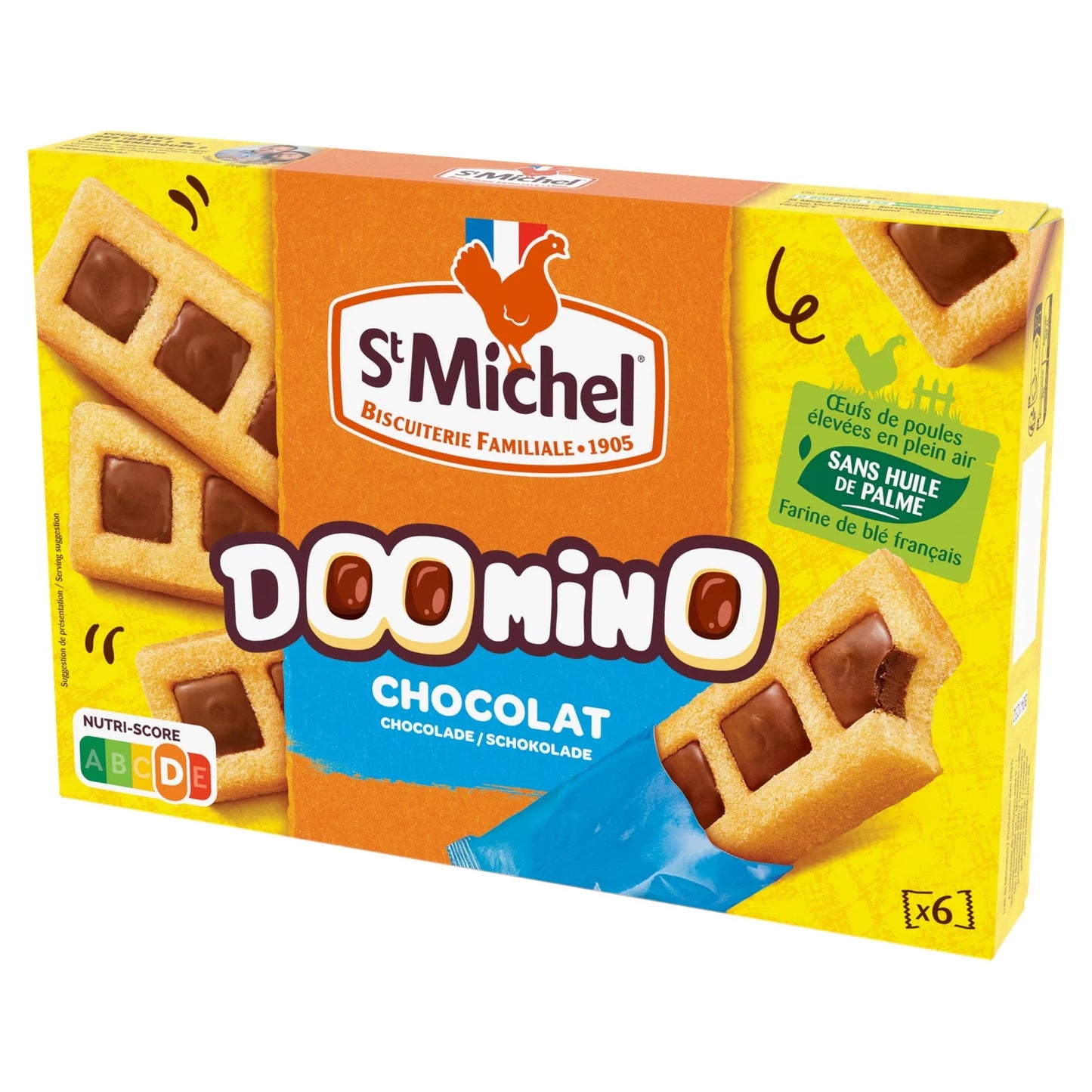 St Michel, Doomino Chocolate Cakes Palm Oil-Free - Frenchy Candy