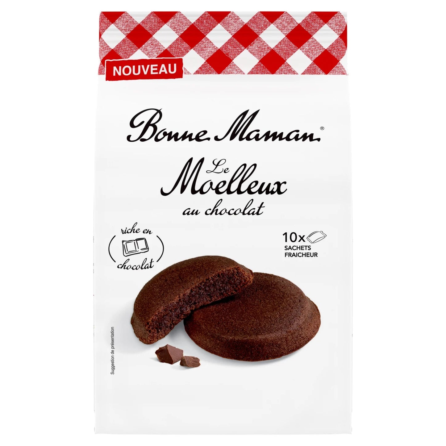 Bonne Maman, Soft Chocolate Cakes Palm Oil-Free - Frenchy Candy