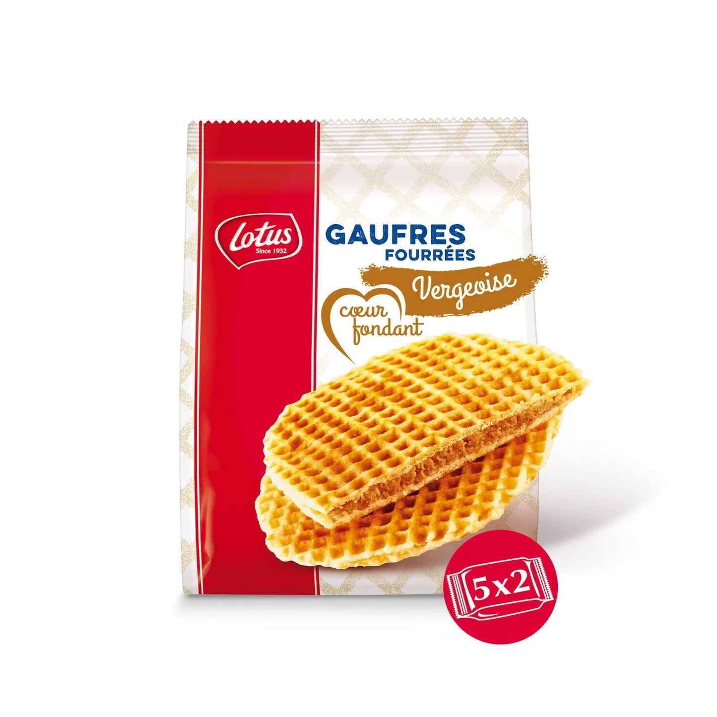 Lotus, Filled Waffles with Melting Heart, Vergeoise - Frenchy Candy