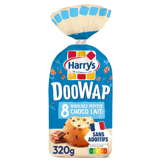 Harry's, Doowap Brioche with Milk Chocolate Chips, No Additives - Frenchy Candy
