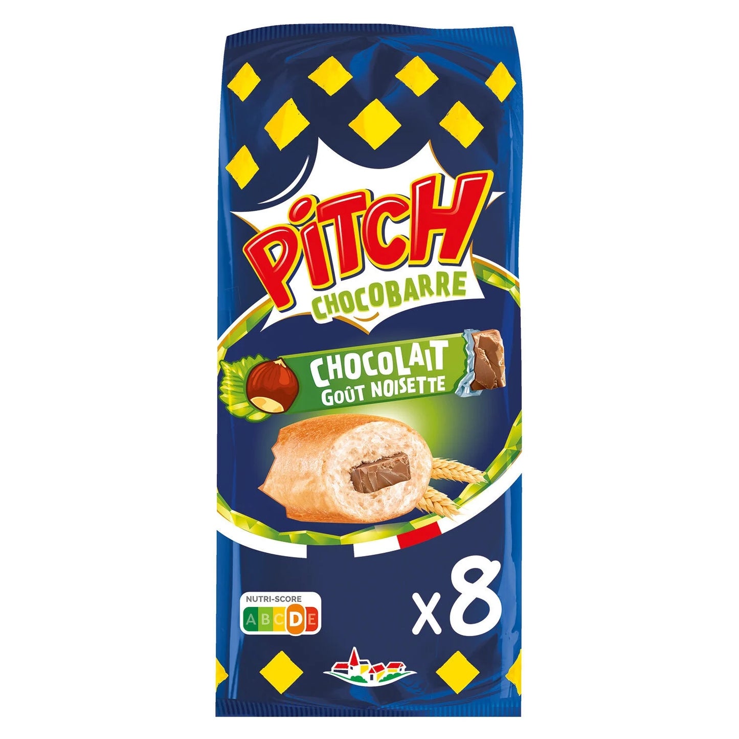 PITCH, Hazelnut Chocolate Brioche Bars - Frenchy Candy
