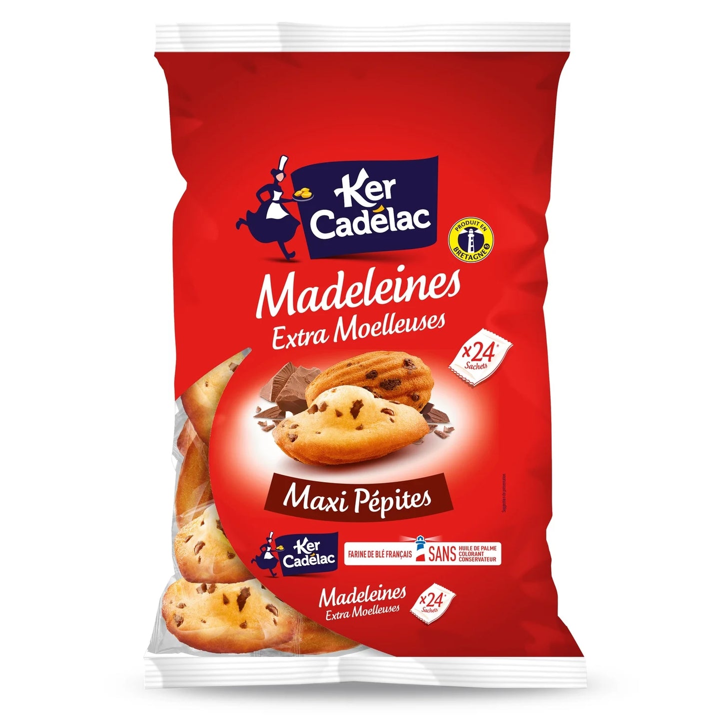 Ker Cadelac, Chocolate Chip Madeleines - Frenchy Candy