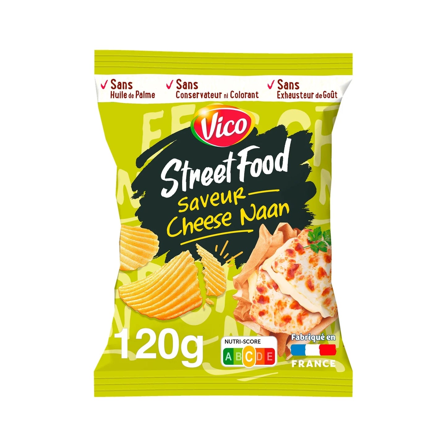 Vico, Street Food Cheese Naan Chips - Frenchy Candy