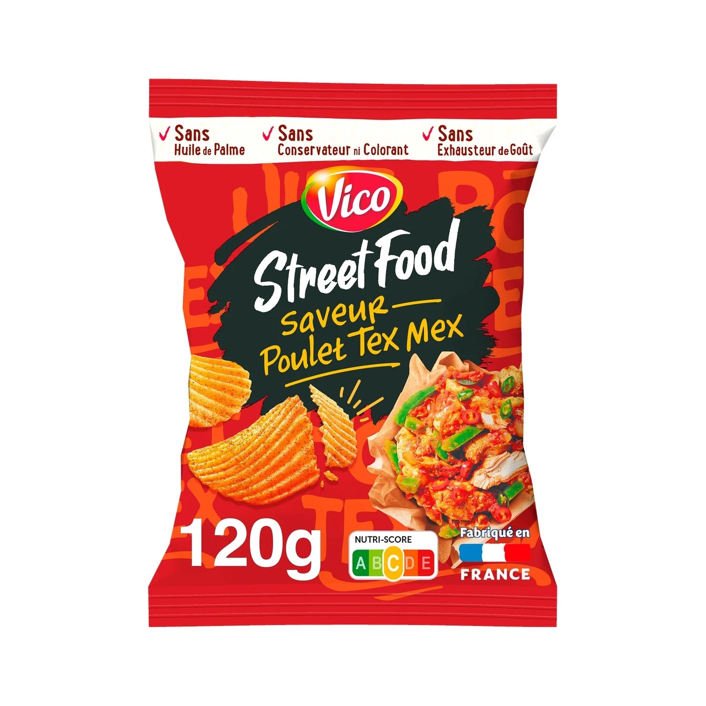 Vico, Street Food Tex-Mex Chicken Chips - Frenchy Candy