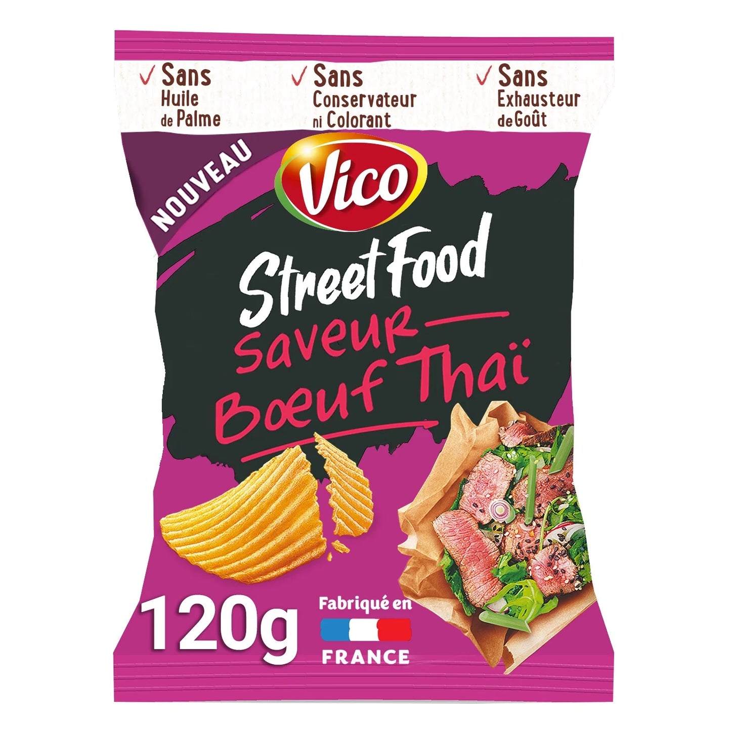Vico, Thai Beef Street Food Chips - Frenchy Candy