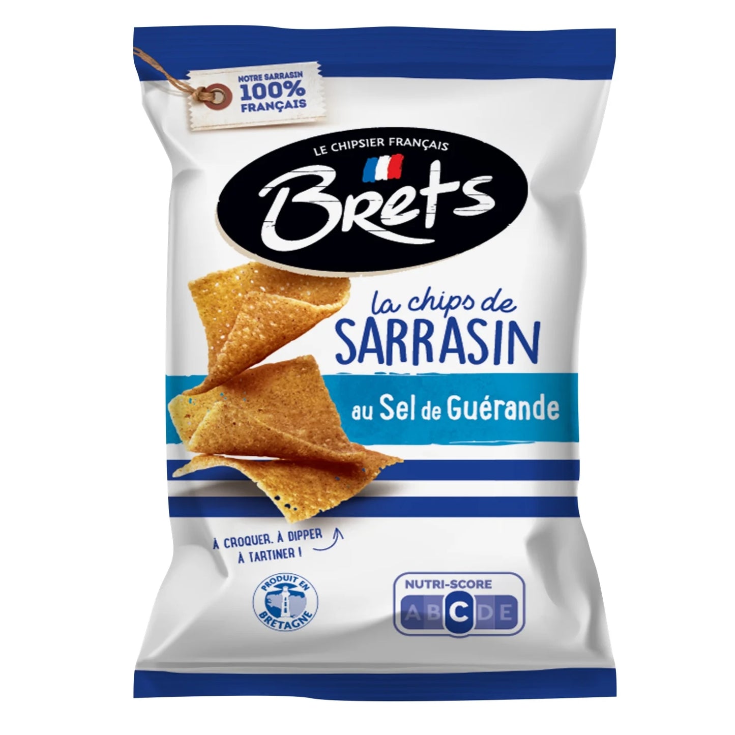 Brets, Buckwheat Chips with Guerande Salt - Frenchy Candy