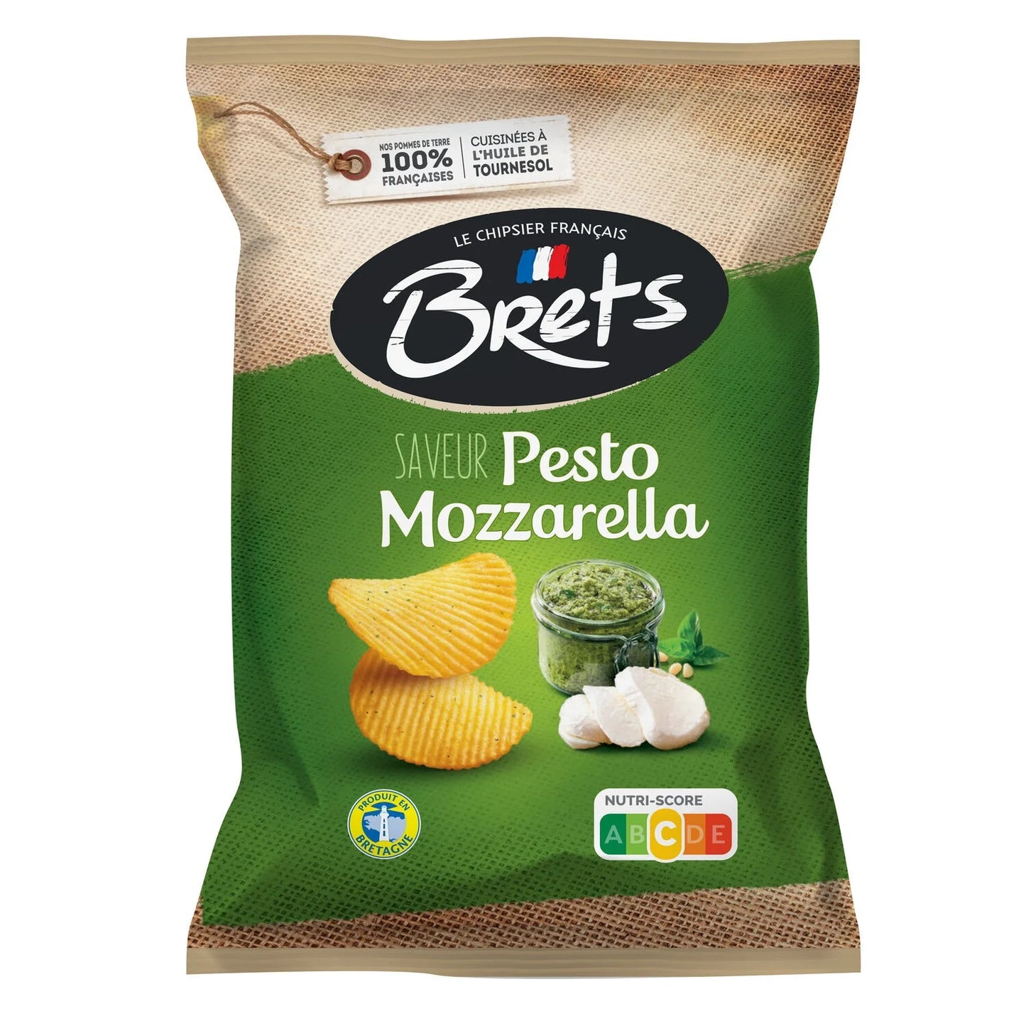 Brets, Pesto Mozzarella Flavor Chips - Frenchy Candy