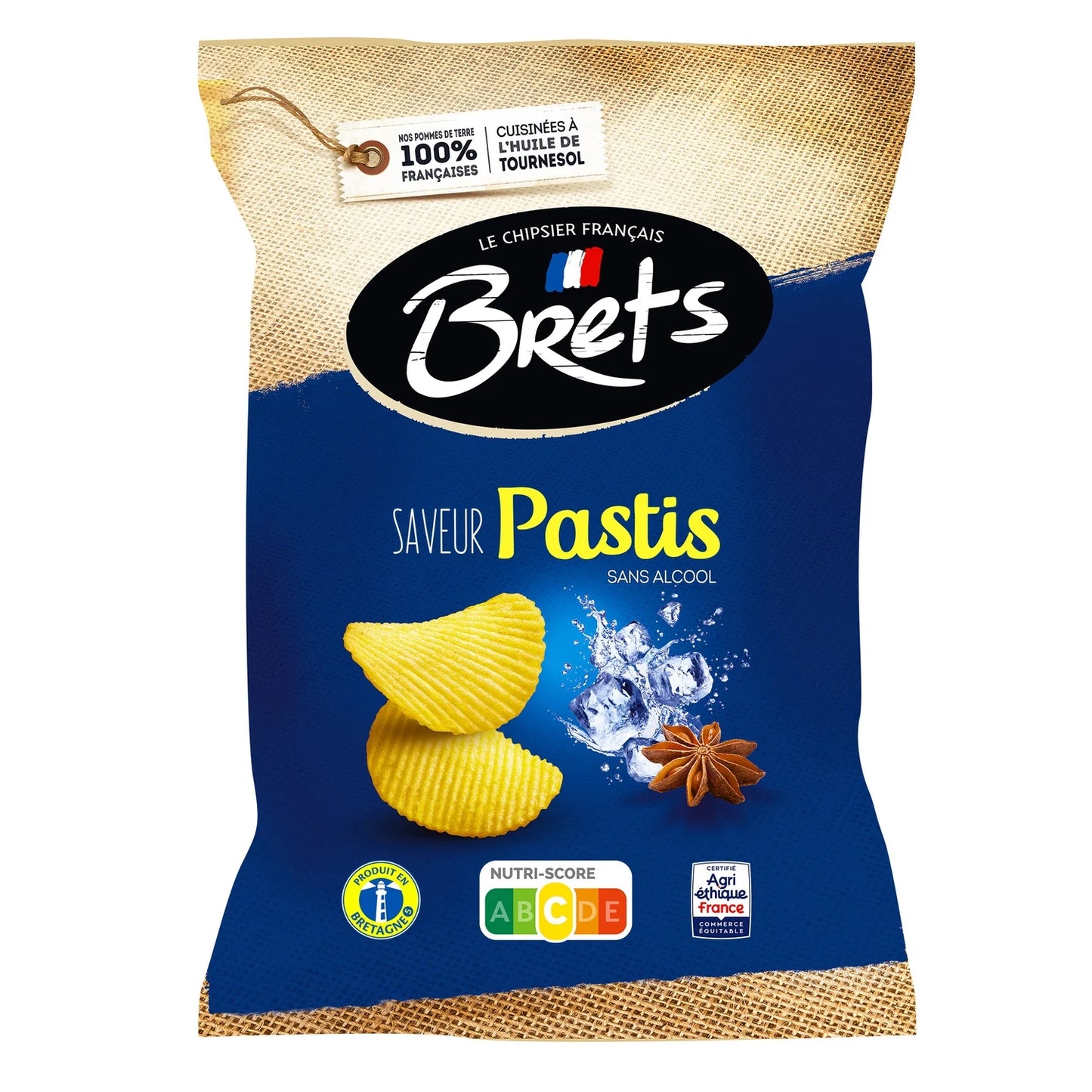 Brets, Pastis Flavor Chips - Frenchy Candy