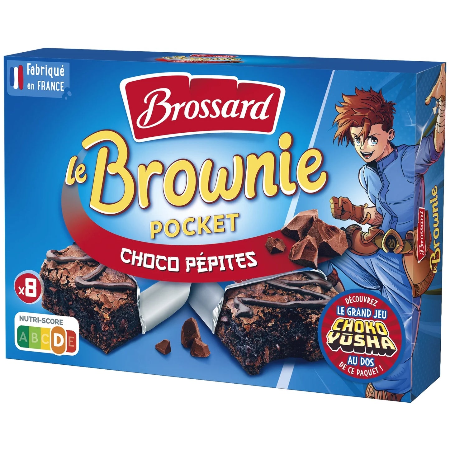 Brossard, Chocolate Chip Brownie - Frenchy Candy