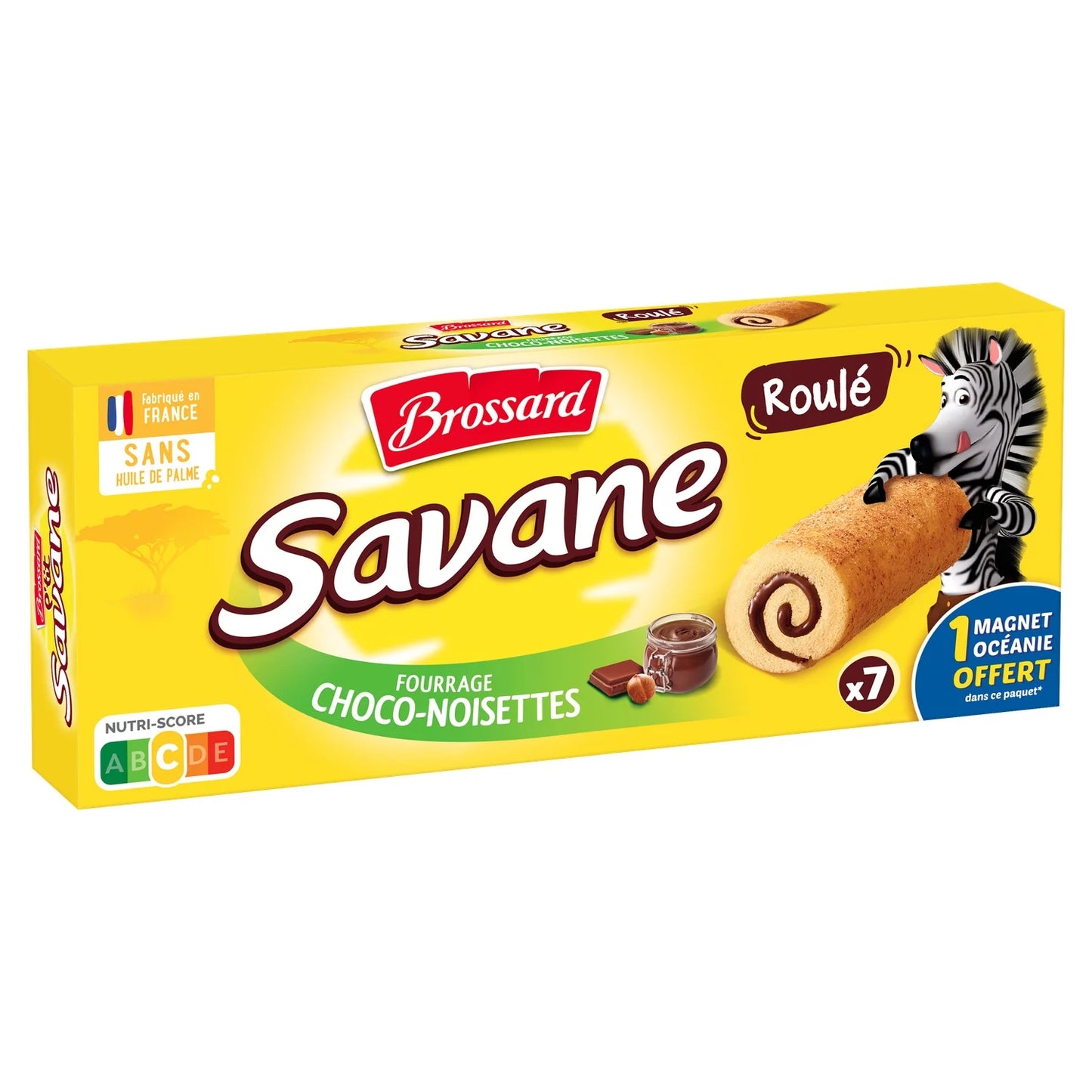 Brossard, Chocolate Hazelnut Filled Rolled Cake - Frenchy Candy