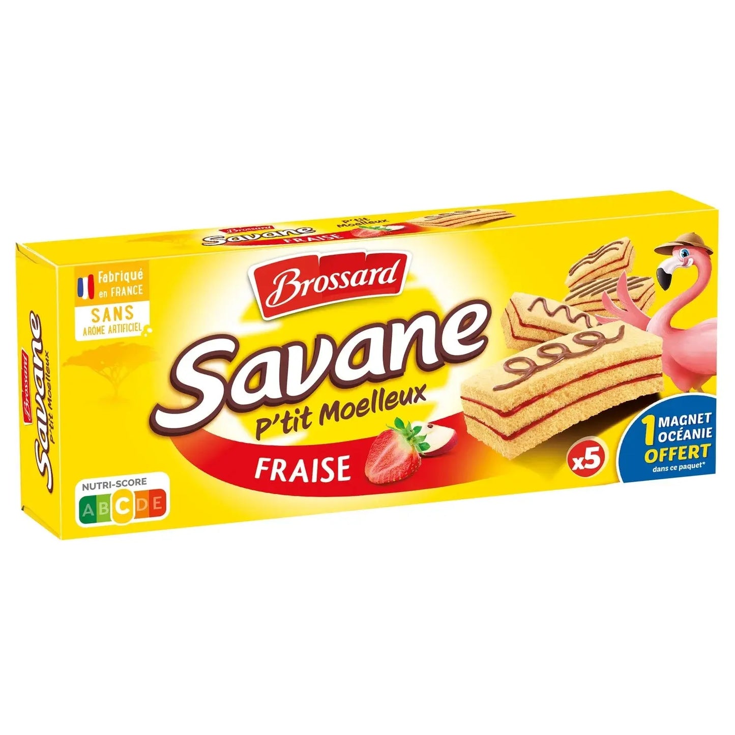 Brossard, Soft Strawberry Petit Moelleux Cakes - Frenchy Candy