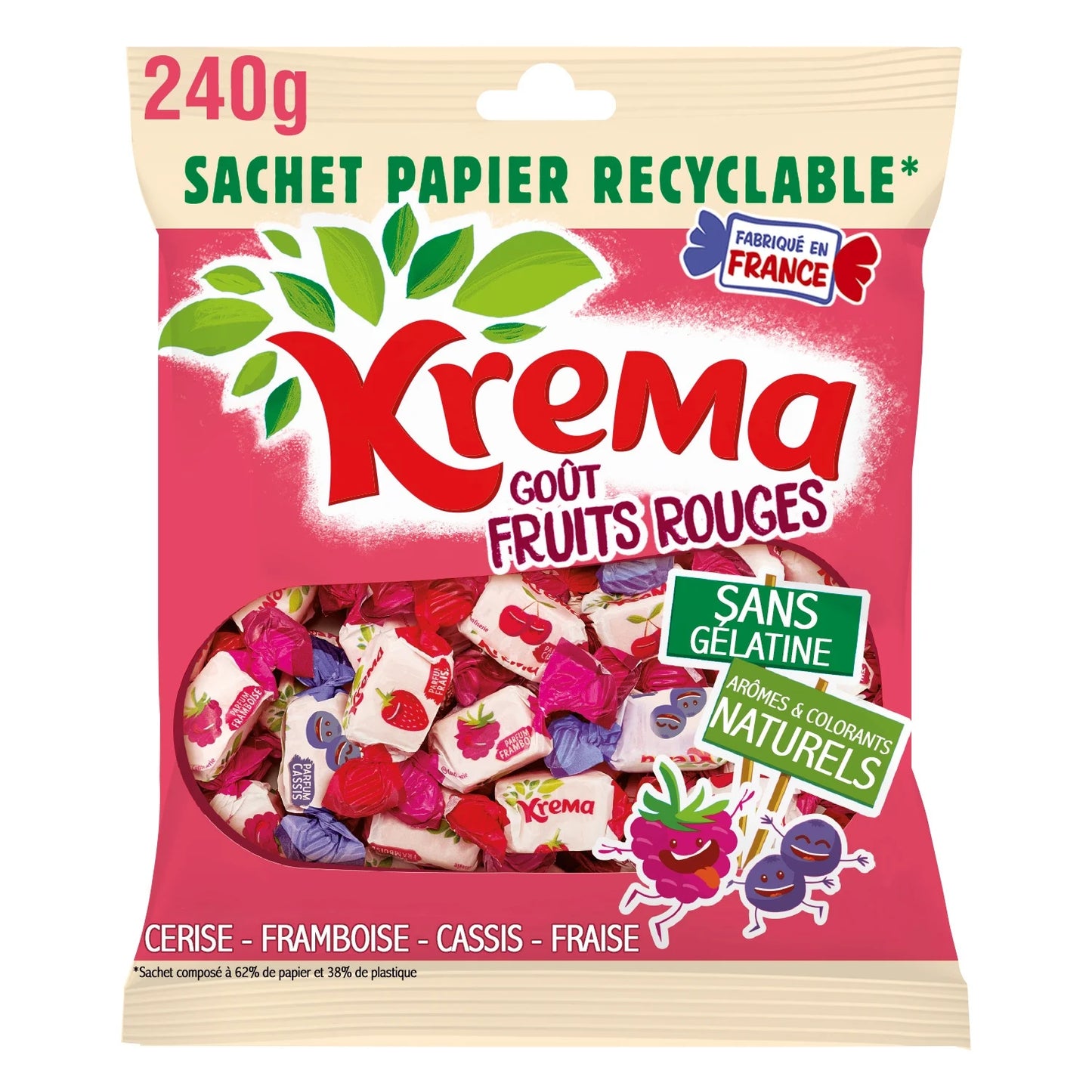 Krema, Red Fruit Candies - Frenchy Candy