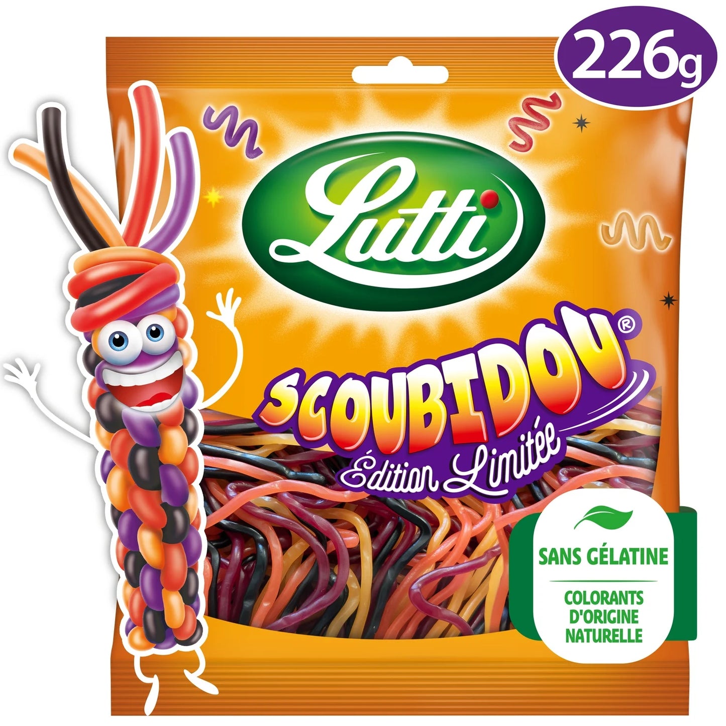 Lutti, Scoubidou Veggie Candies - Frenchy Candy