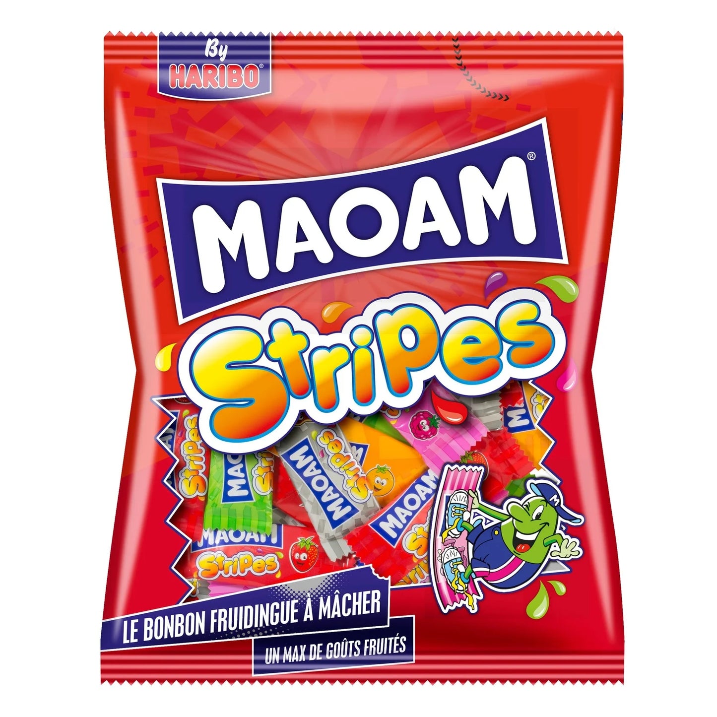 Haribo, Stripes MAOAM Candies - Frenchy Candy