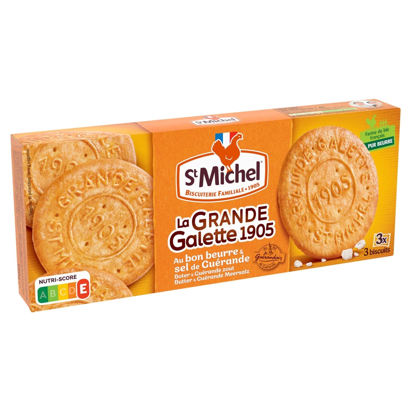St Michel, La Grande Galette 1905 Biscuits Palm Oil-Free - Frenchy Candy