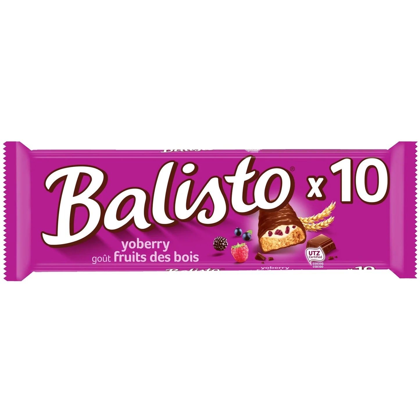 Balisto, Milk Chocolate Forest Fruits Bars - Frenchy Candy