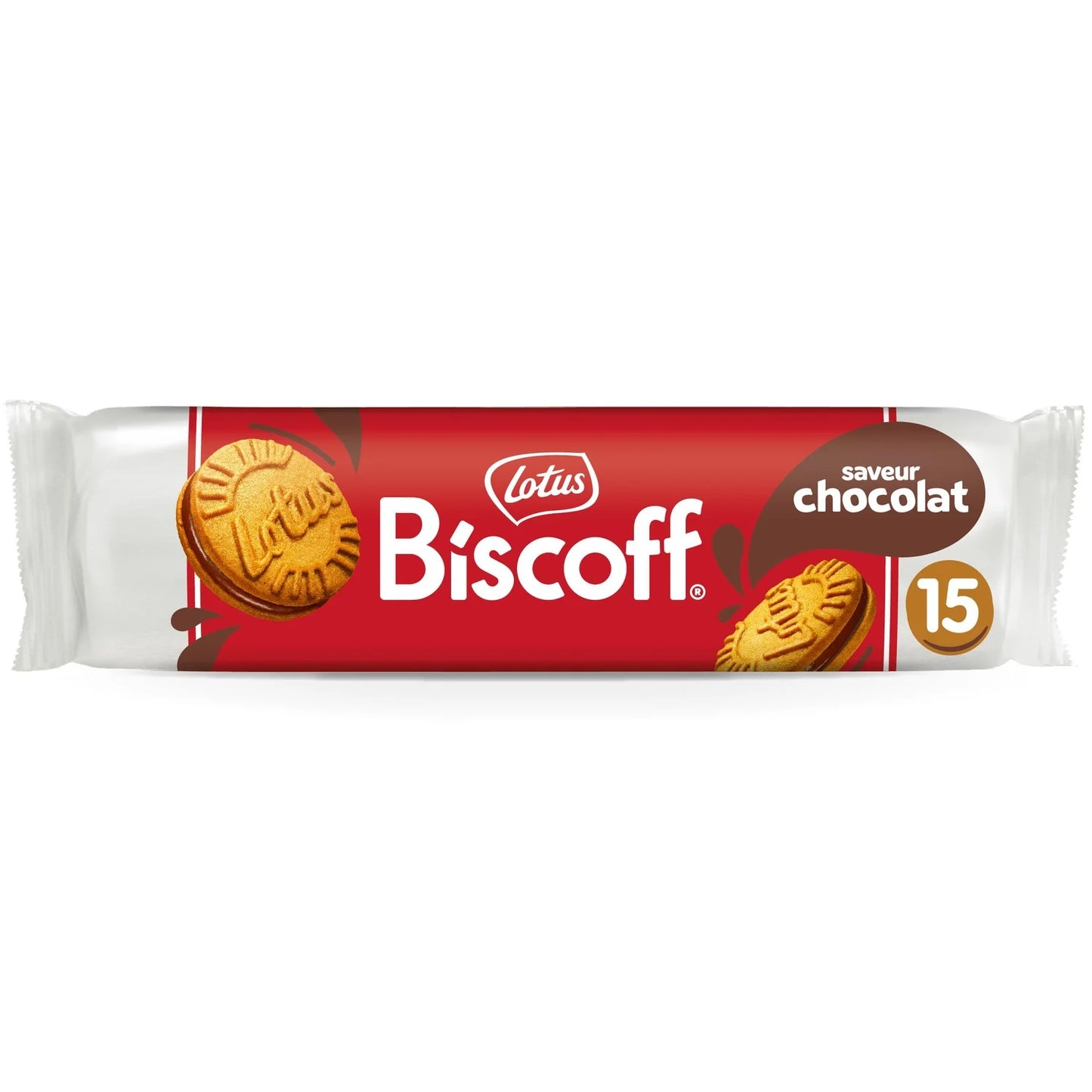 Lotus, Biscoff Chocolate Flavored Cream-Filled Biscuits - Frenchy Candy