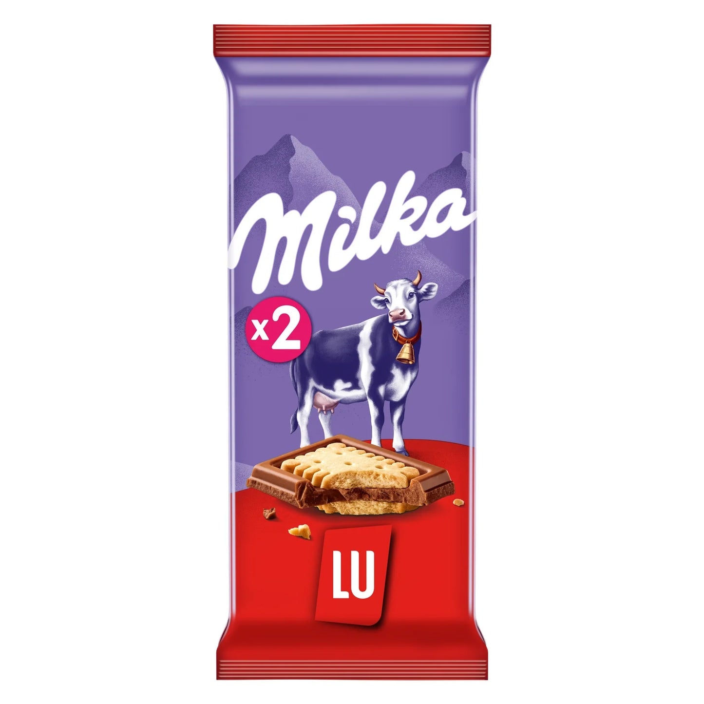 Milka, Milk Chocolate and Biscuit LU Tablet - Frenchy Candy