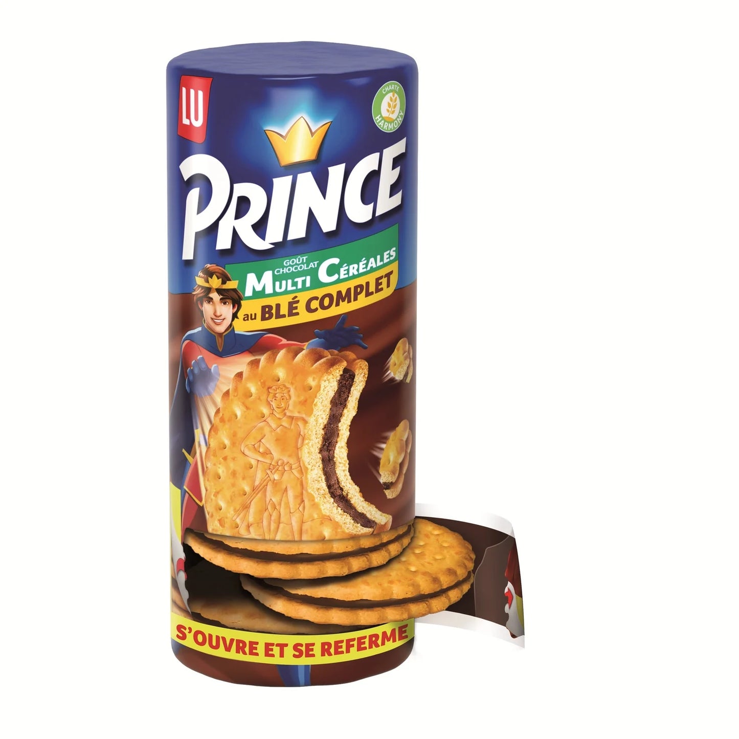 LU, Prince Whole Wheat Multigrain Biscuits filled with Chocolate - Frenchy Candy