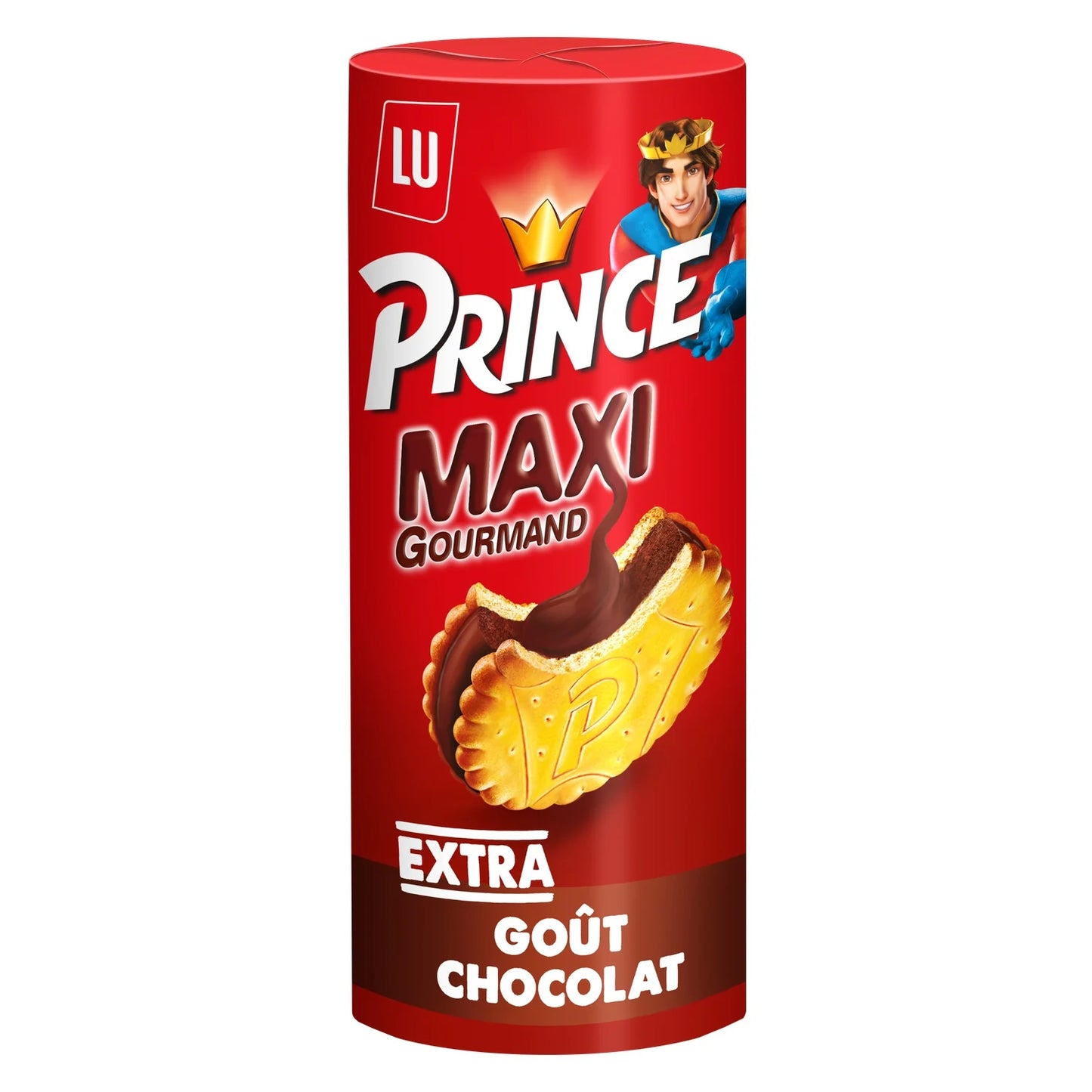 LU, Maxi Gourmand Prince Chocolate-Filled Biscuits - Frenchy Candy