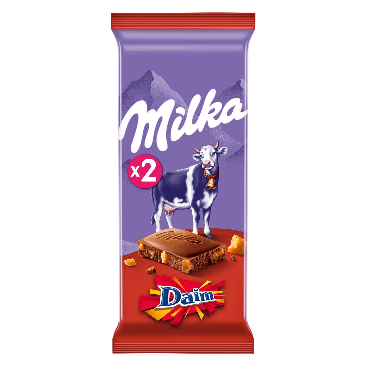 Milka, Milk Chocolate with Daim Crumbles Bar - Frenchy Candy
