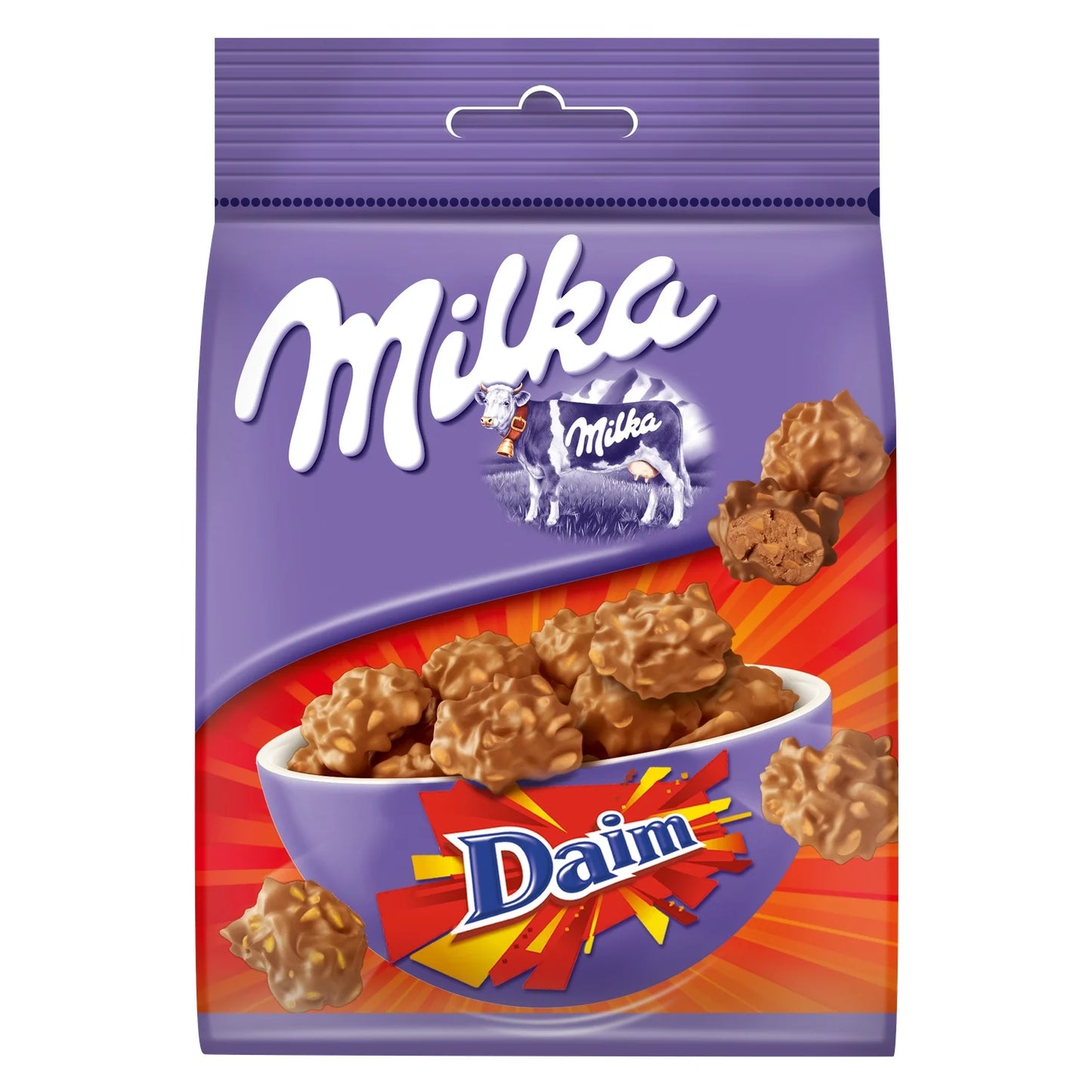 Milka, Milk Chocolate with Daim Chunks Snax - Frenchy Candy