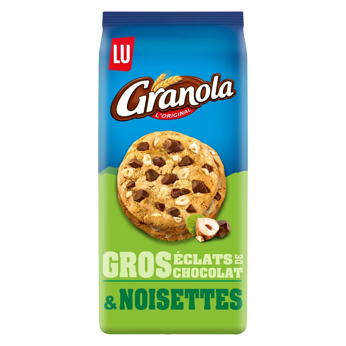 LU, Granola Cookies with Large Chocolate and Hazelnut Chunks - Frenchy Candy