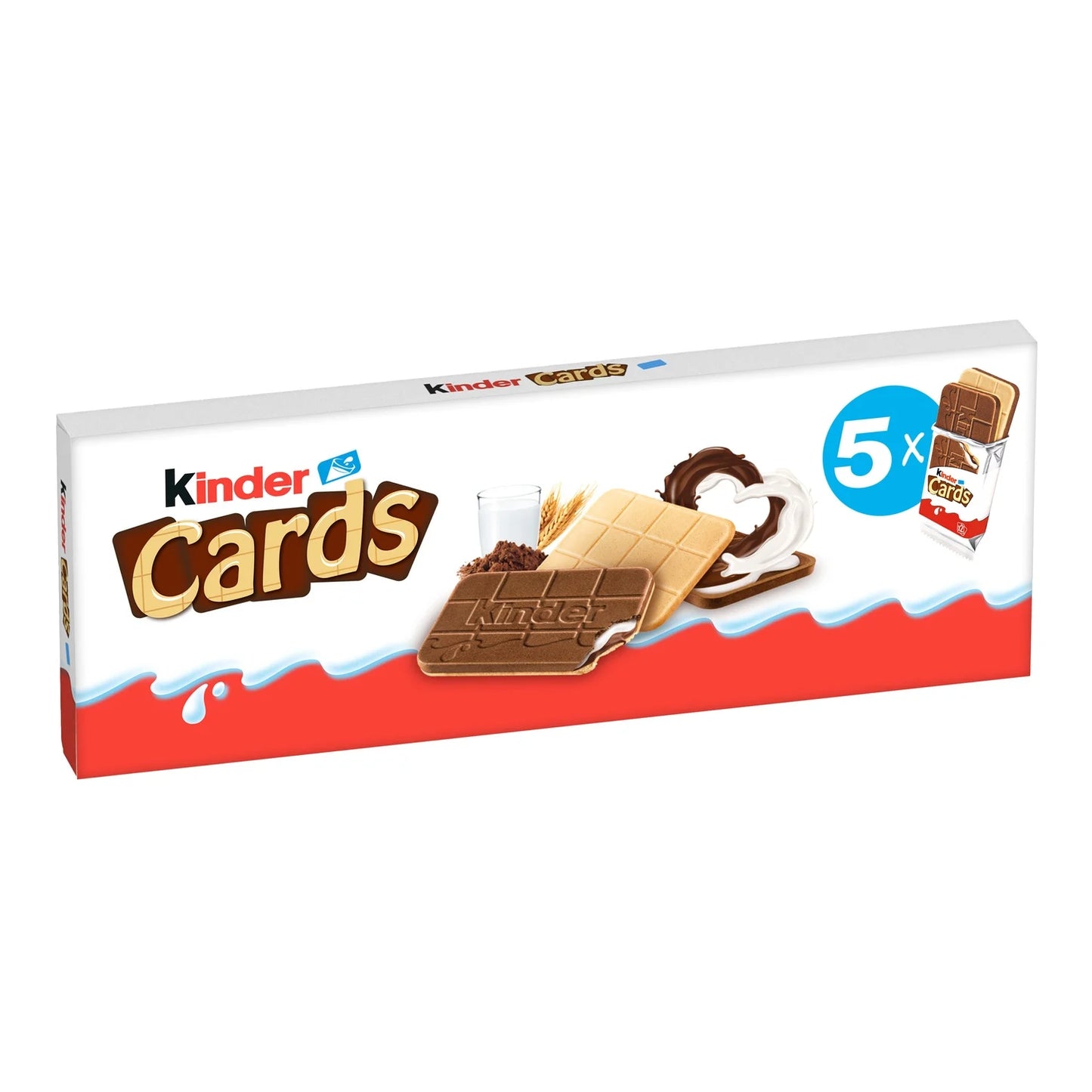 Kinder, Cards Milk and Cocoa Biscuits - Frenchy Candy