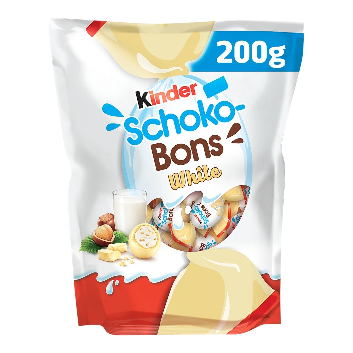 Kinder, White Chocolate Schoko-Bons - Frenchy Candy