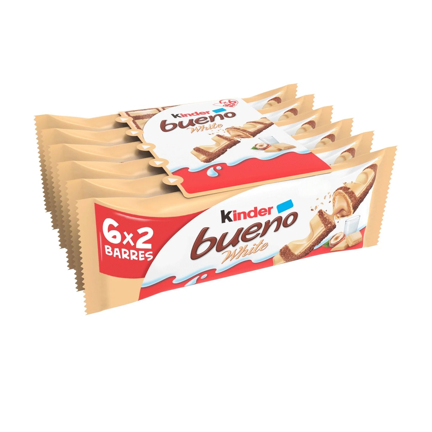 Kinder, Bueno White White Chocolate Bar - Frenchy Candy