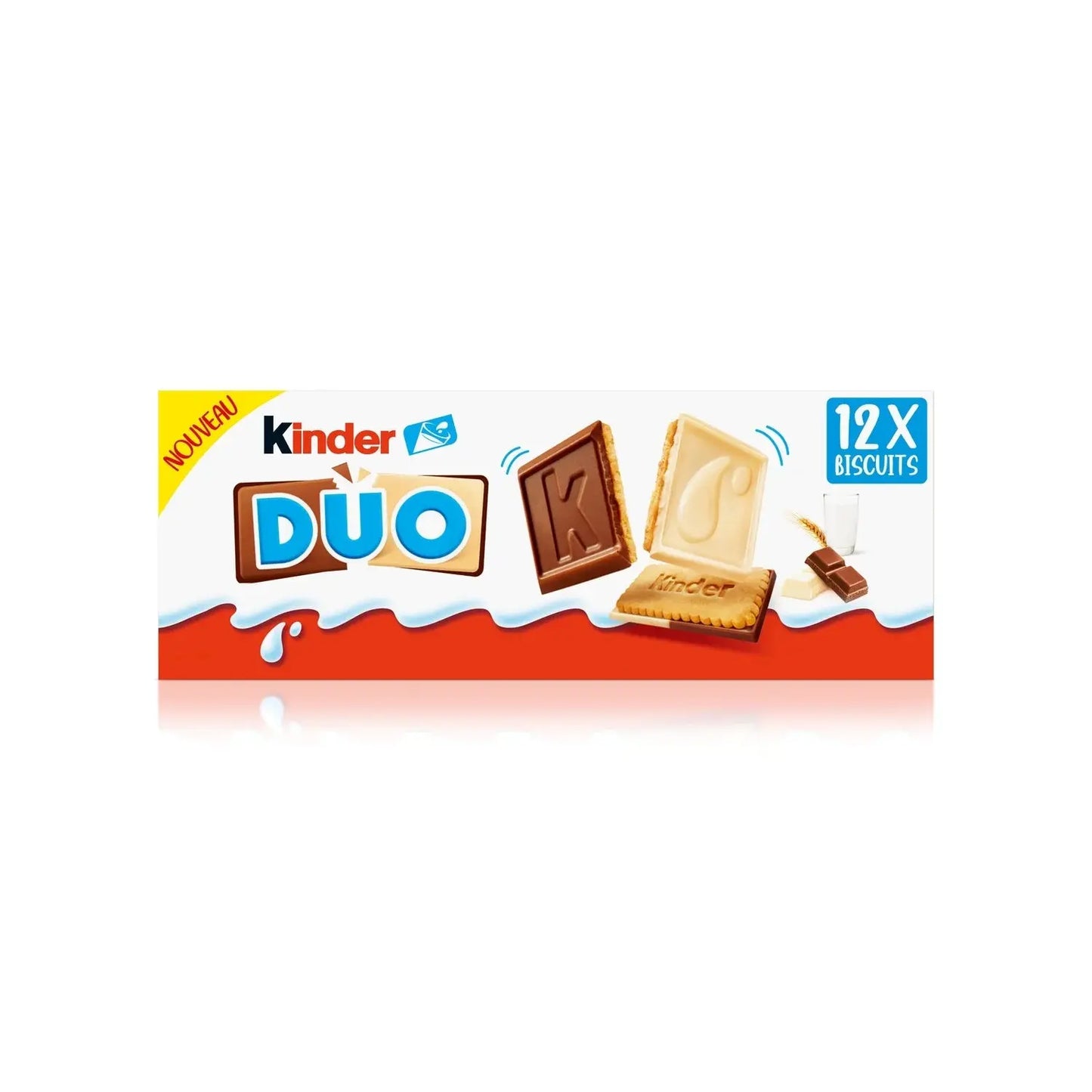 Kinder, Duo Milk & White Chocolate Biscuits - Frenchy Candy