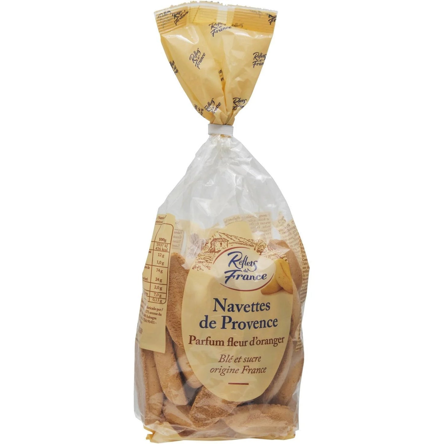 Reflets de France, Orange Blossom Navettes Biscuits - Frenchy Candy