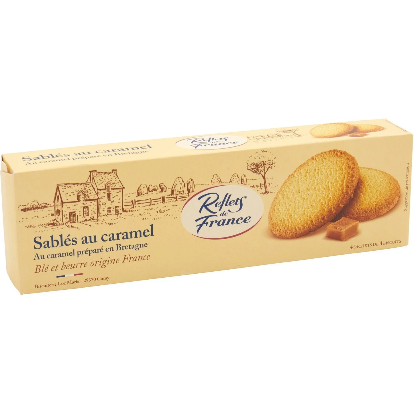 Reflets de France, Caramel Shortbread Biscuits - Frenchy Candy