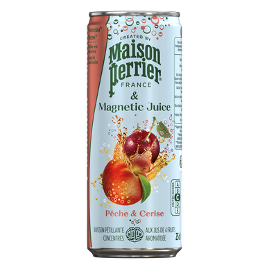 Maison Perrier & Magnetic Juice, Sparkling Peach Cherry Drink - Frenchy Candy