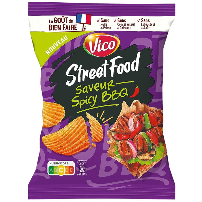 Vico, Spicy BBQ Street Food Chips
